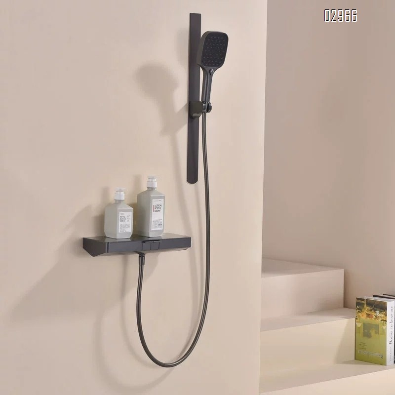 Brass Hotel engineering storage shower cold and hot shower bathtub faucet cold and hot  simple shower head set for home use