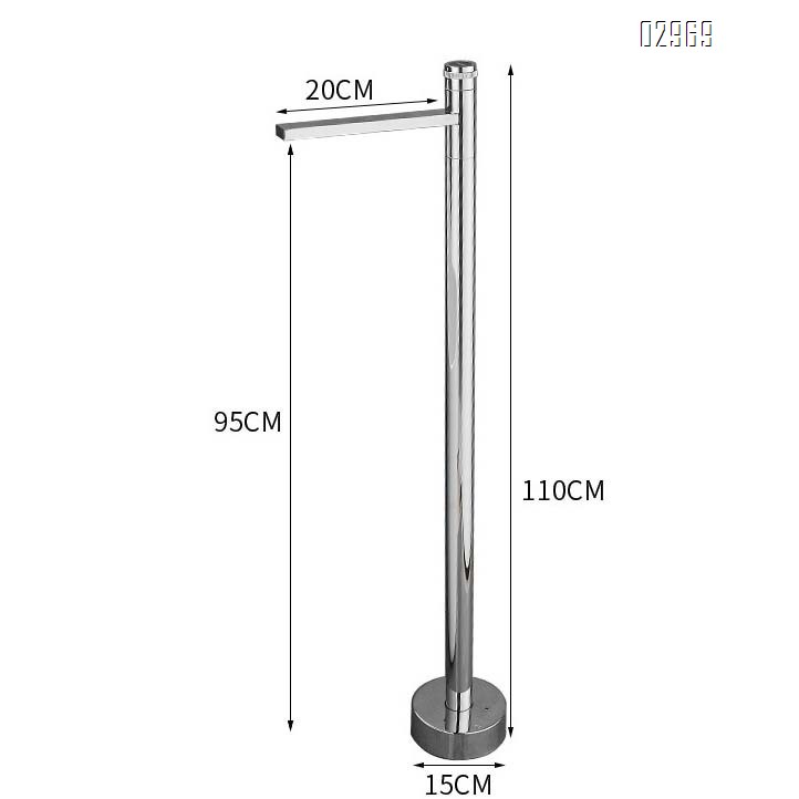 Bathtub shower faucet floor-mounted exposed constant temperature electric cold and hot mixing valve three-way plus shower head