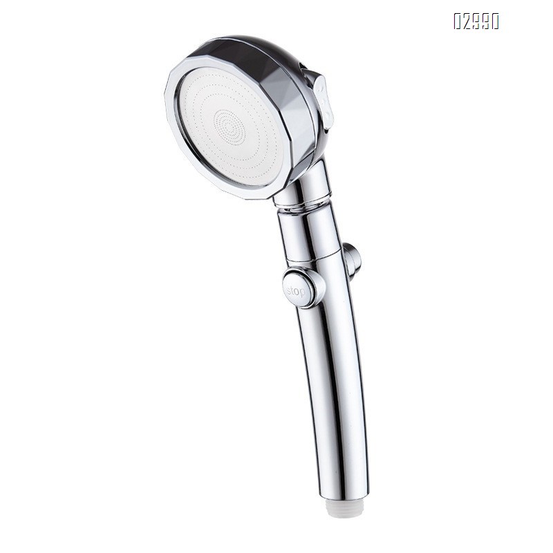 High Pressure 3-Mode Adjustable  Handheld Shower Head with ON/OFF Switch for Pets RV Home Camper Travel Trailer (Sliver)