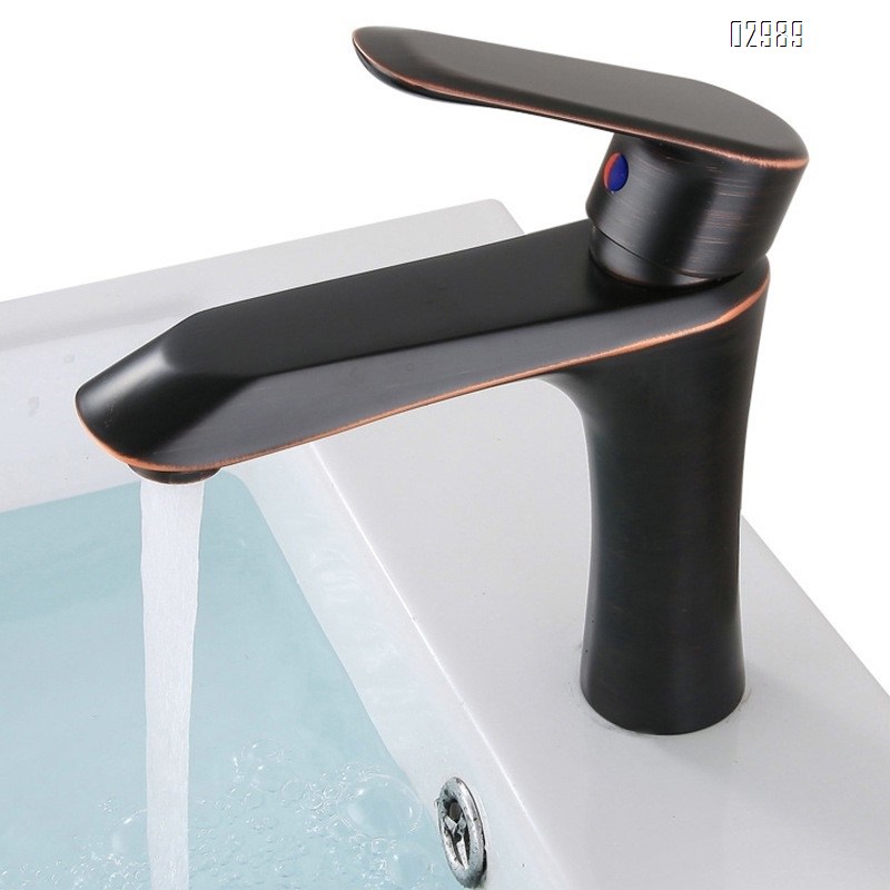 Bathroom all-Brass cold and hot water faucet for home double-purpose cold and hot faucet for wash