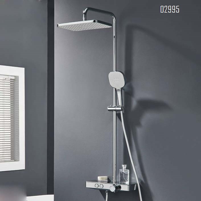 Hotel engineering same Brass shower room rain shower ceiling spray full set of faucets two-function shower shower head set