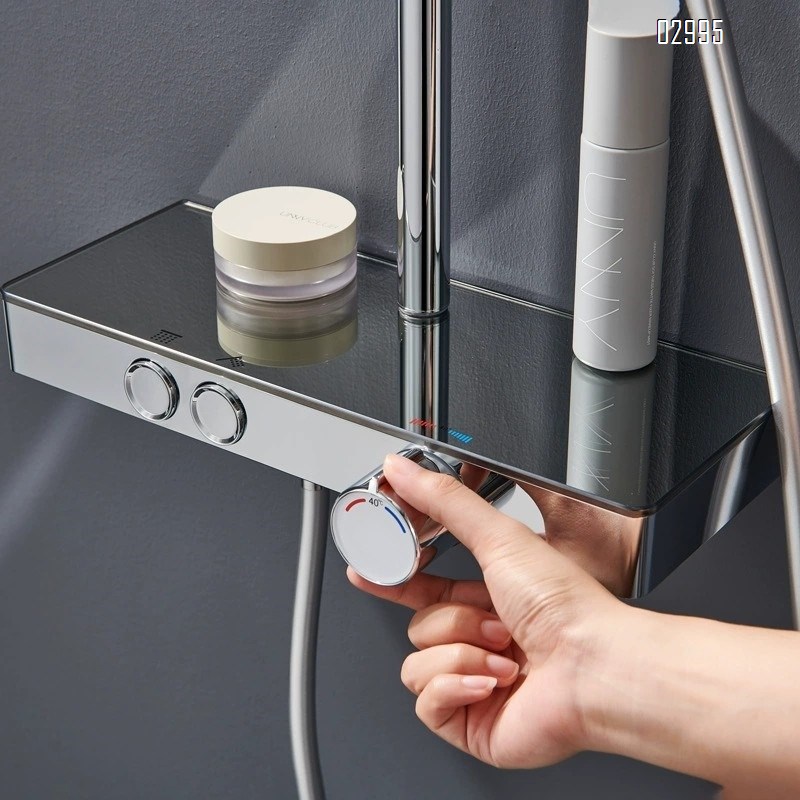 Hotel engineering same Brass shower room rain shower ceiling spray full set of faucets two-function shower shower head set