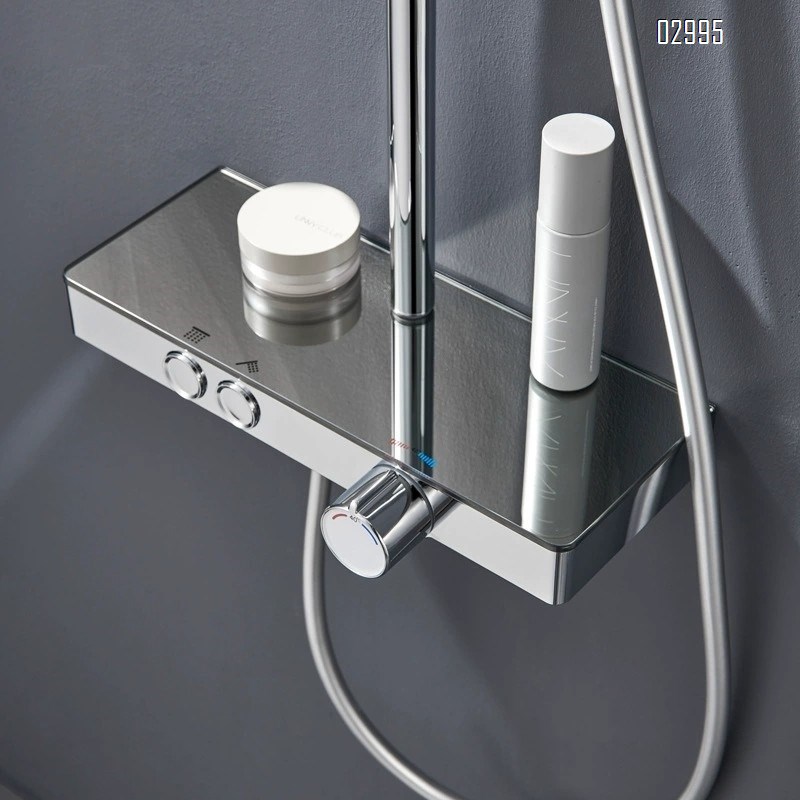 Hotel engineering same Brass shower room rain shower ceiling spray full set of faucets two-function shower shower head set