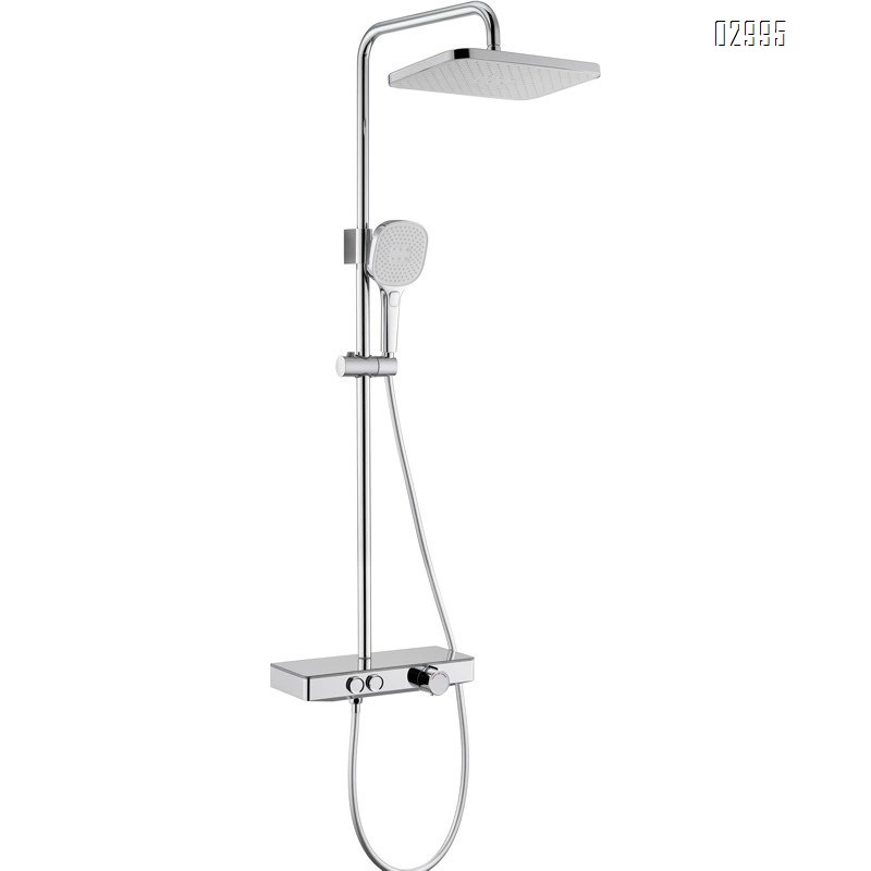 Hotel engineering same Brass shower room rain shower ceiling spray full set of faucets two-function shower shower head set