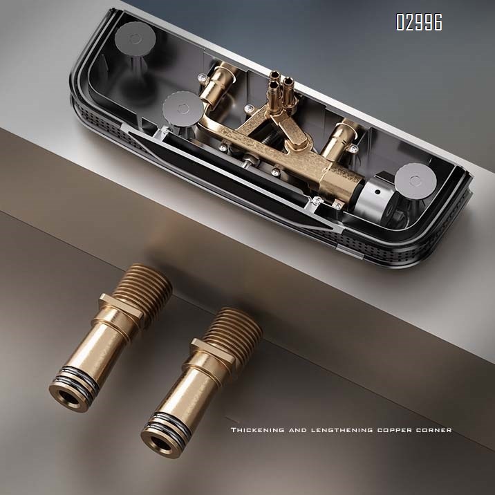 High-end brass large storage shelf  shower  milky white bathroom shower  pressure-increasing piano key constant temperature rain set