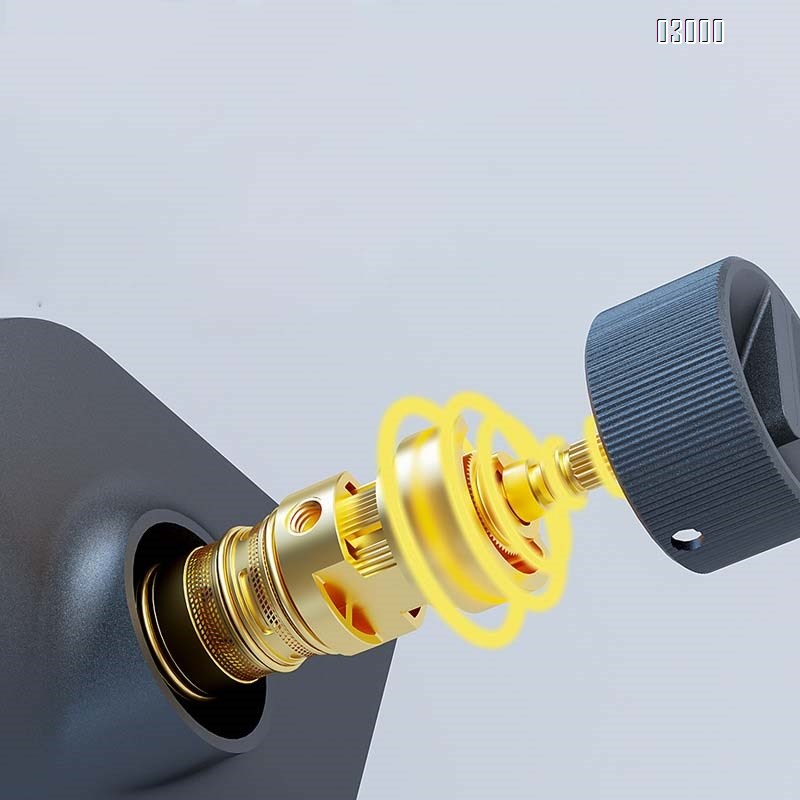 High-quality full Brass constant temperature no-top spray separate digital display shower set for home bathroom pressure increase shower set