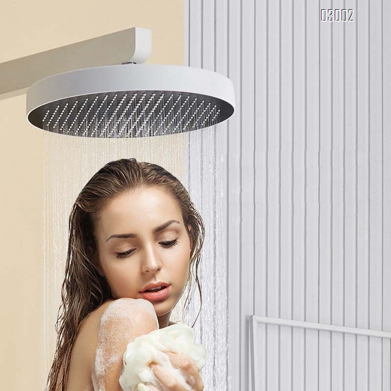 Full Brass double-layer storage rack gunmetal gray ladder piano key shower set home double-layer waterfall with independent control