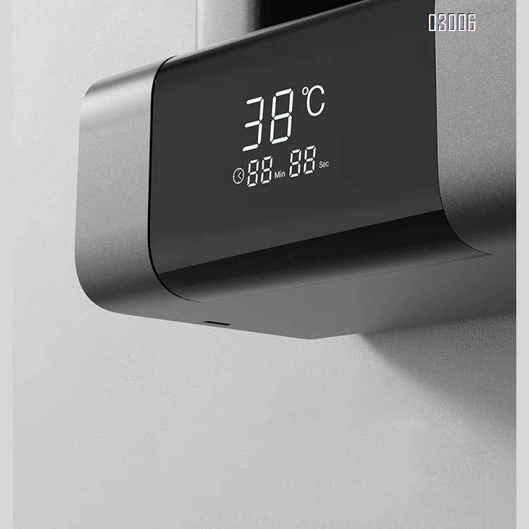 Brass Themostatic Multifunctional Constant Temperature Digital Display Storage Rack Shower Head Set Home Bathroom Hygiene Water Pressure Enhancer