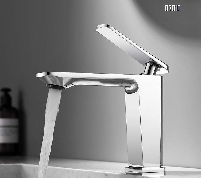 Hotel cold and hot bathroom simple home all Brass wash basin faucet bathroom wash basin under-counter basin mixing faucet