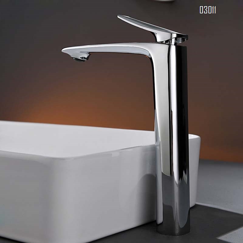 Brass wash basin fauce  hotel washroom wash basin faucet home wash basin splash-proof hand wash basin
