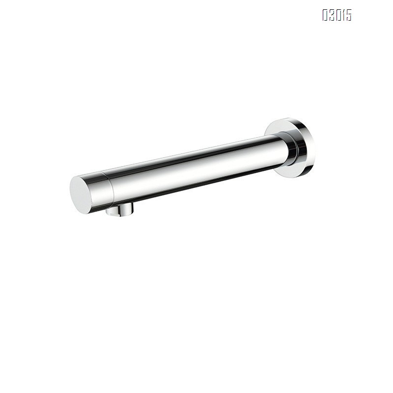 Brass One Font Sensor Faucet Infrared Smart Basin Tap Commercial Engineering Wall-mounted Touchless Faucet