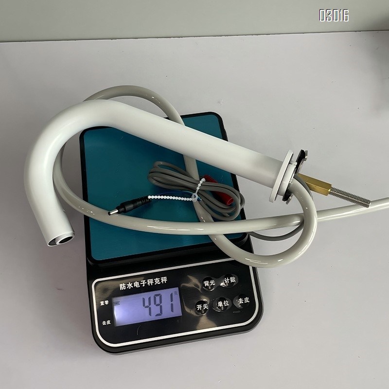 Automatic single cold intelligent water sensor faucet with infrared induction for white wash basin touchless bathroom faucet