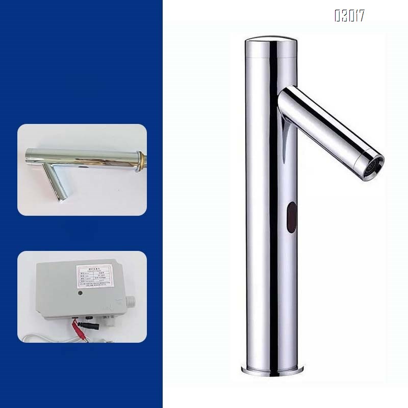 Brass induction sensor  faucet hotel infrared countertop basin faucet mall intelligent automatic induction touchless faucet