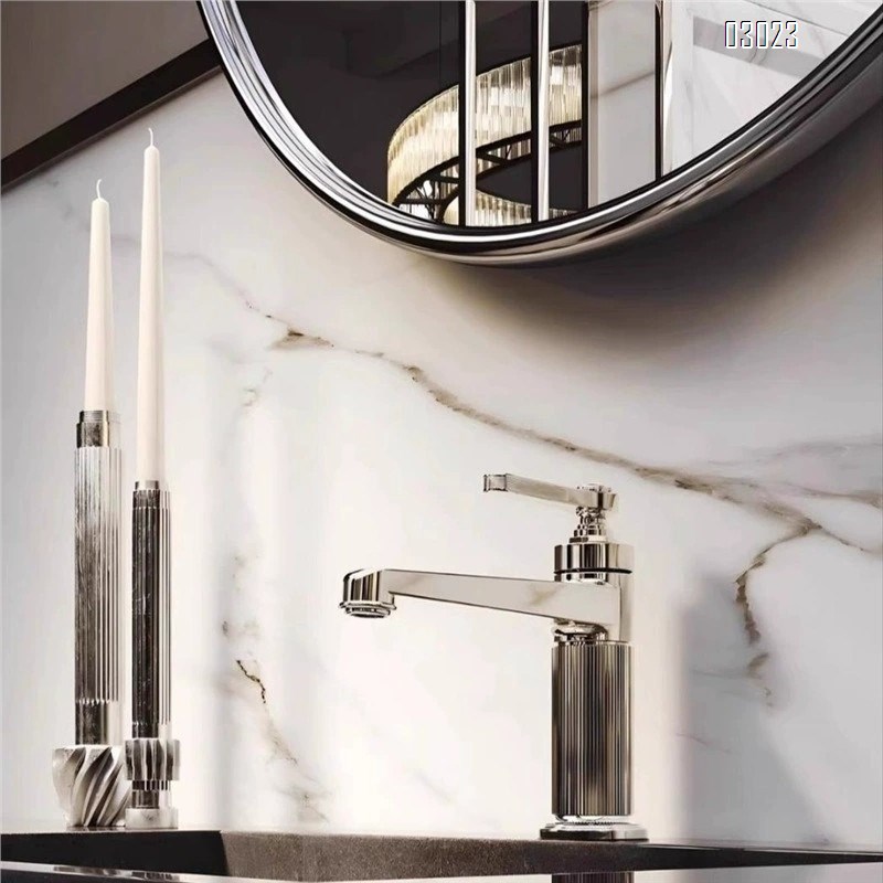 Classical vintage high-platform washbasin  all-Brass cold and hot home washbasin  complete set of cold and hot water faucets for washin