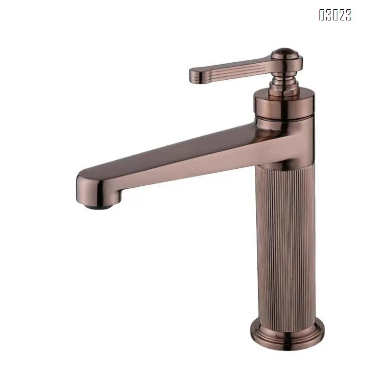 Classical vintage high-platform washbasin  all-Brass cold and hot home washbasin  complete set of cold and hot water faucets for washin