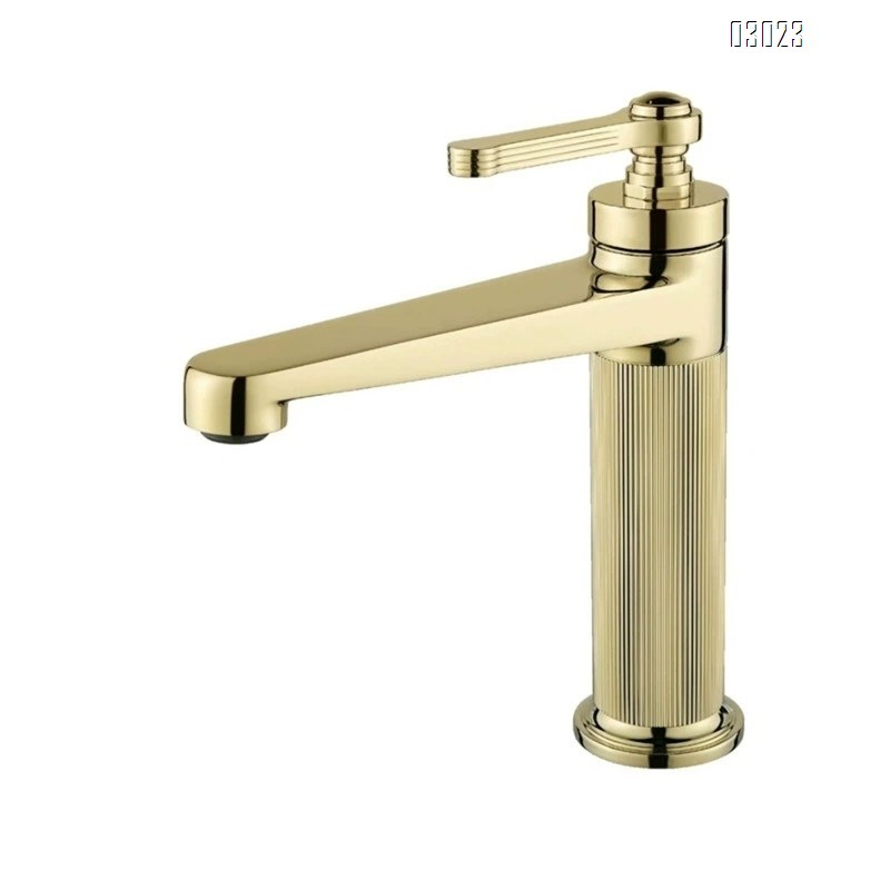 Classical vintage high-platform washbasin  all-Brass cold and hot home washbasin  complete set of cold and hot water faucets for washin