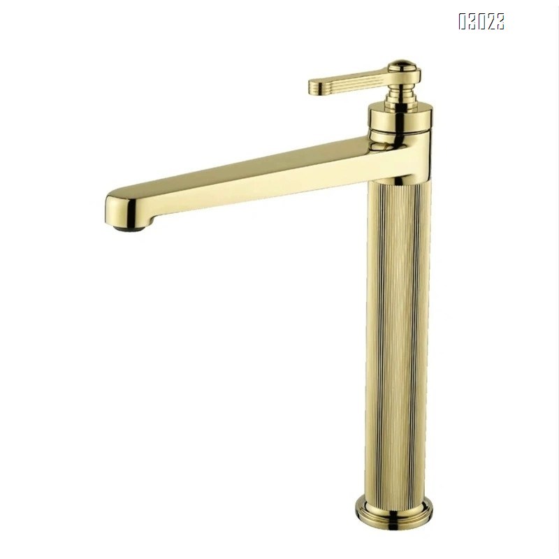 Classical vintage high-platform washbasin  all-Brass cold and hot home washbasin  complete set of cold and hot water faucets for washin