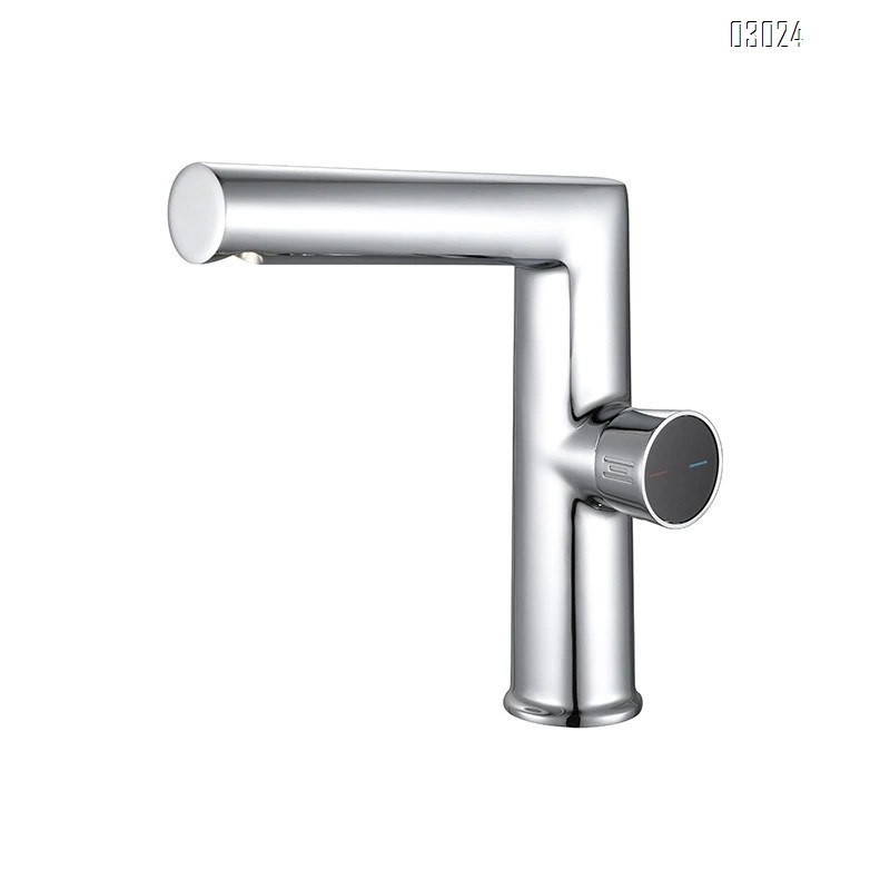 Luxury Brass faucet for wash basin bathroom sink Cold and Hot water knob faucet for wash basin Chrome Finished