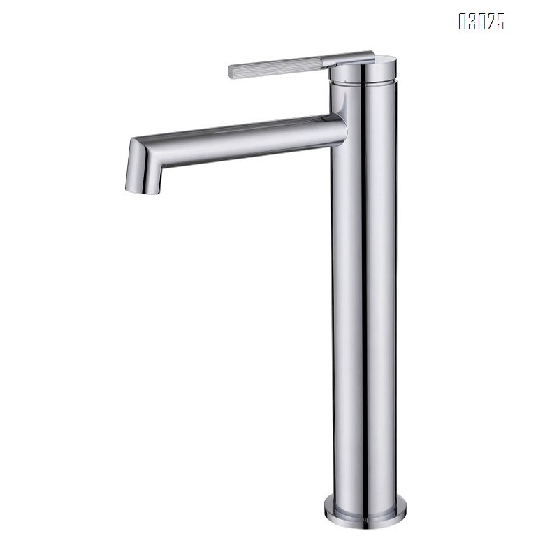 Italian vintage creative cold and hot water faucet all Brass single two hole art golden wash basin under the wash basin