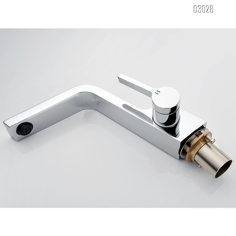 Brass bathroom vanity multi-color wash basin single hole ceramic basin above counter basin cold and hot water faucet for guest house hotel