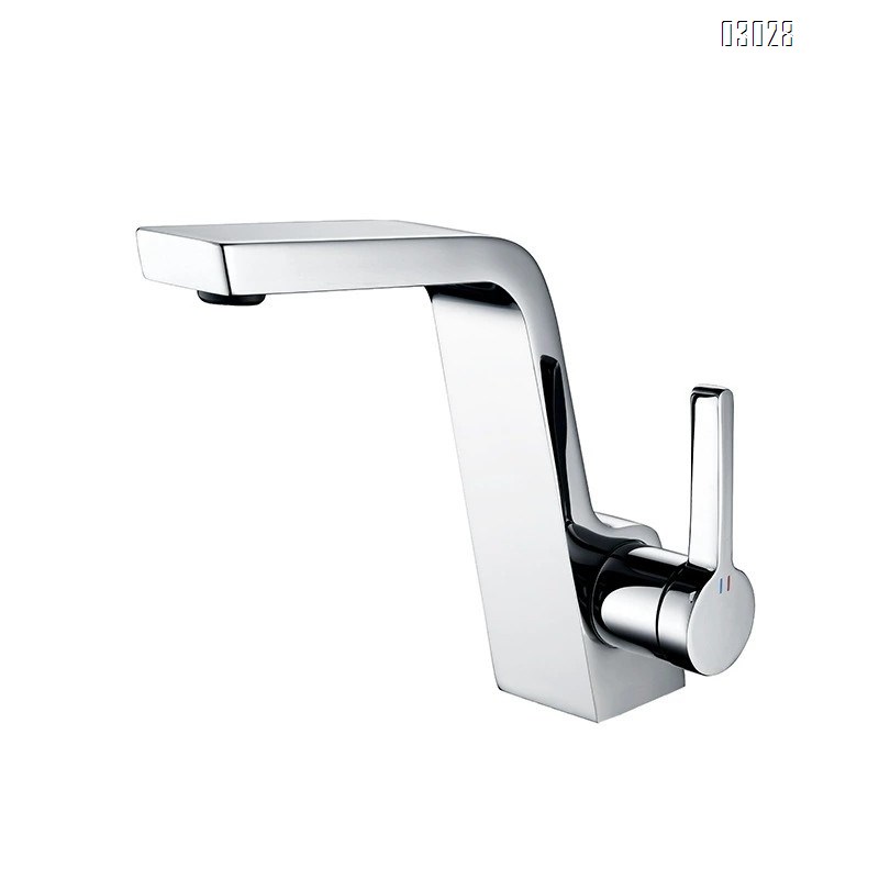Brass bathroom vanity multi-color wash basin single hole ceramic basin above counter basin cold and hot water faucet for guest house hotel