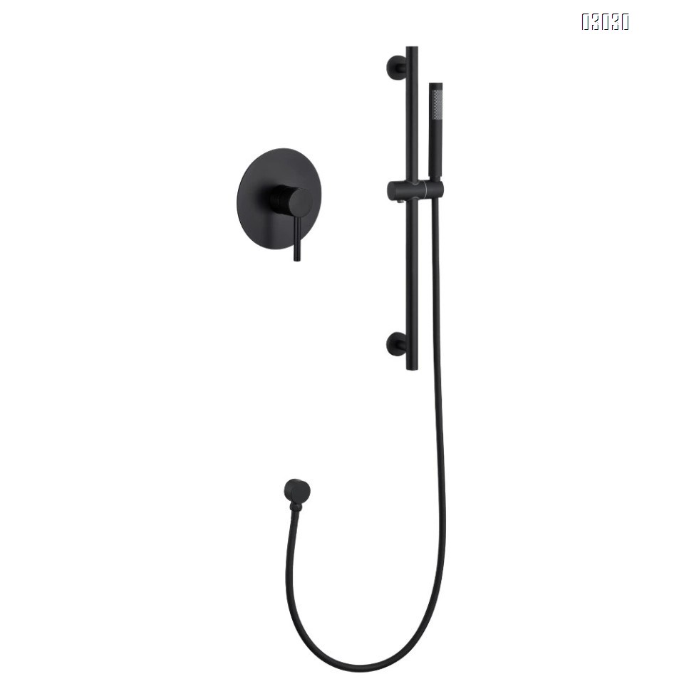 304 stainless steel concealed embedded shower set head cold and hot hand Wall-mounted shower bathroom faucet