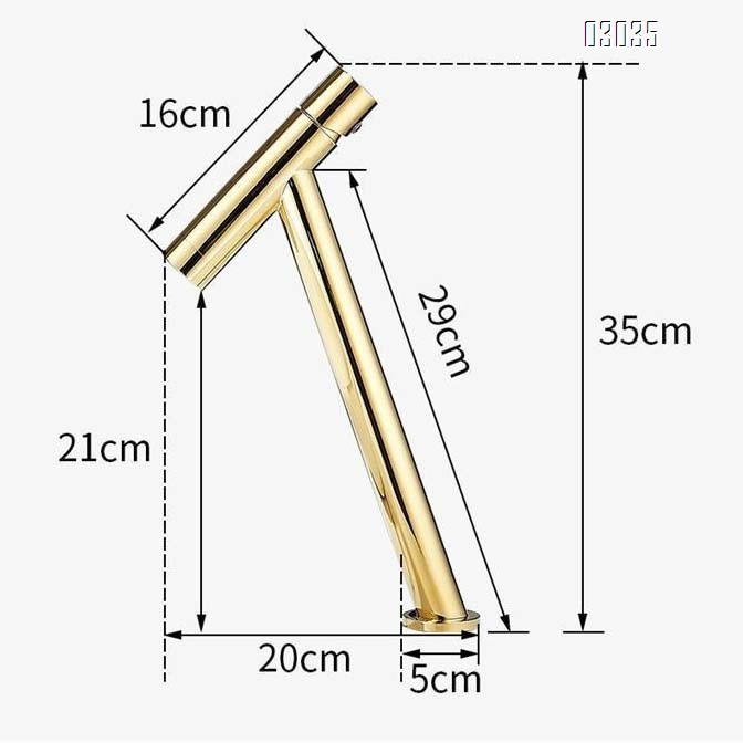 Luxury Cold and hot double use bathroom brass faucet hotel countertop basin hand wash face wash pool height faucet