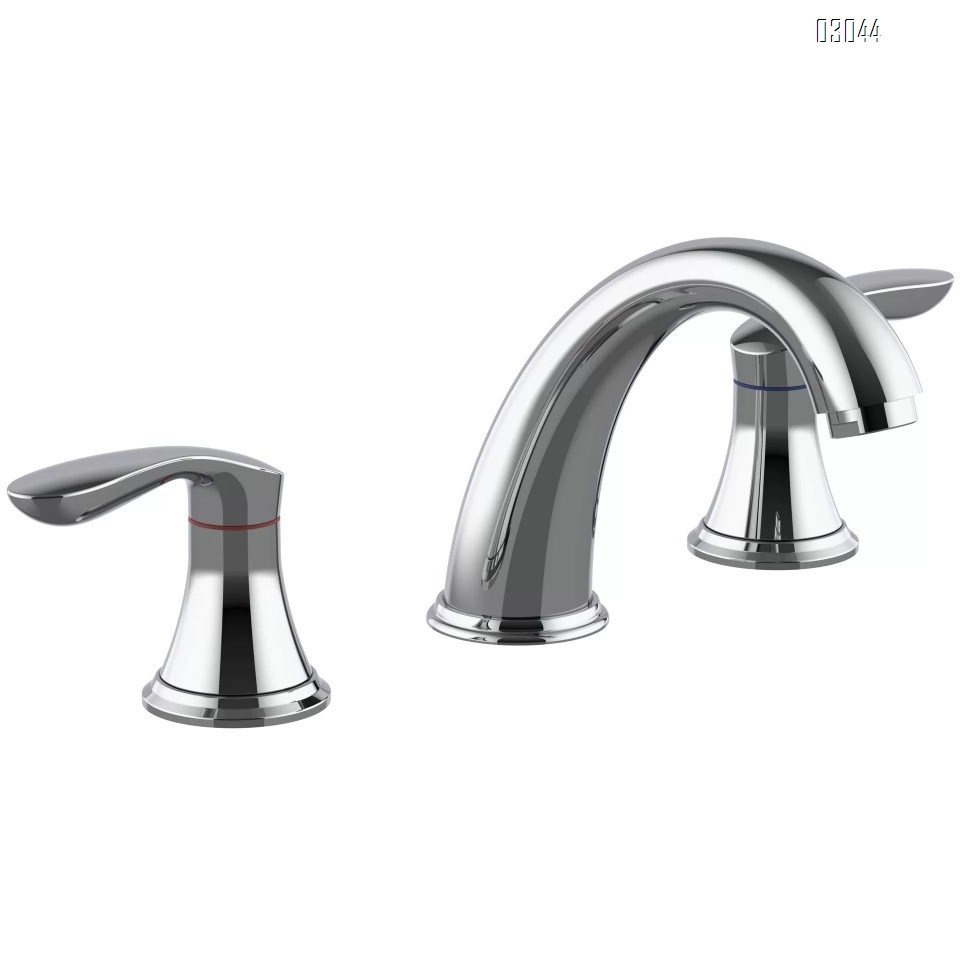 Modern Bset Brass Cold and Hot Water basin faucets separate three-hole faucet hotel apartment bathroom Mixer Sink faucets Tap