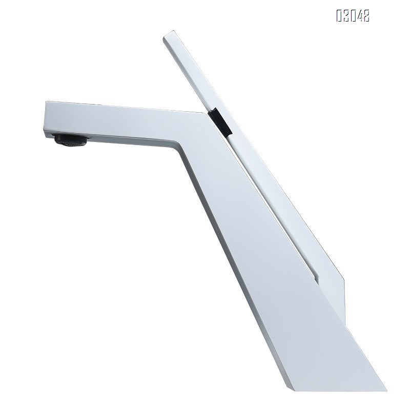 Brass wash basin faucet gunmetal gray white cold and hot single handle mixing valve bathroom vanity countertop basin