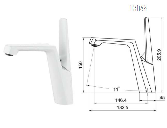 Brass wash basin faucet gunmetal gray white cold and hot single handle mixing valve bathroom vanity countertop basin