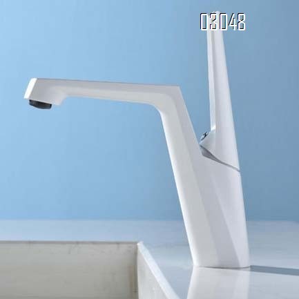 Brass wash basin faucet gunmetal gray white cold and hot single handle mixing valve bathroom vanity countertop basin