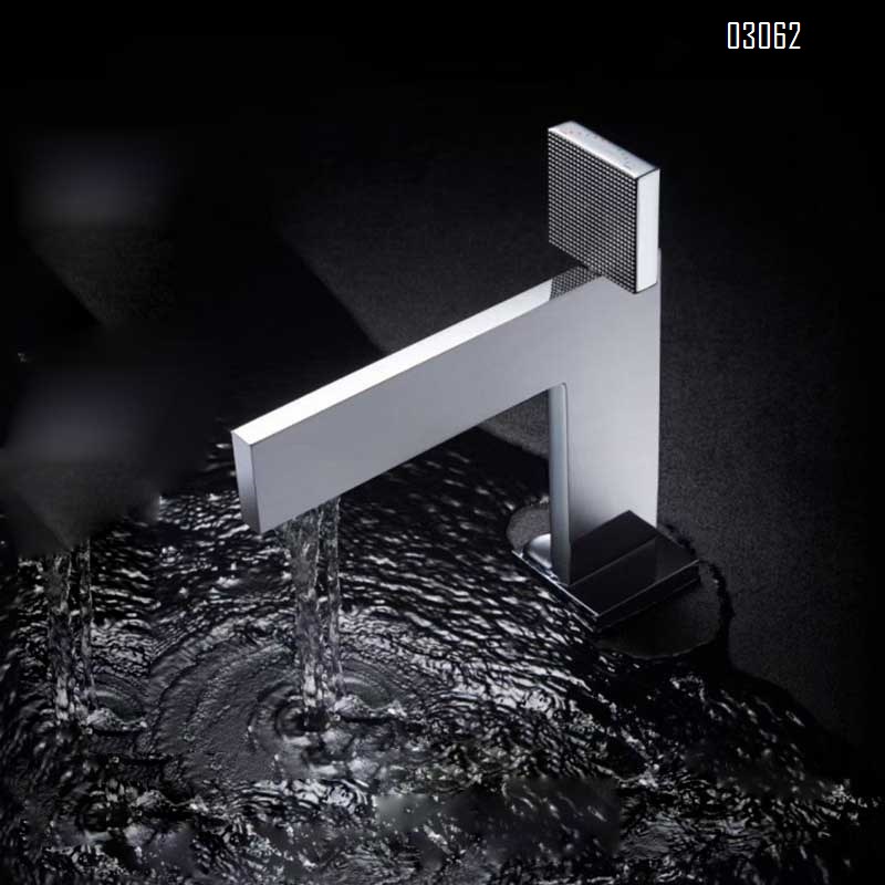 Brass bathroom sink basin waterfall faucet cold and hot hand wash basin under-counter basin bathroom minimalist faucet