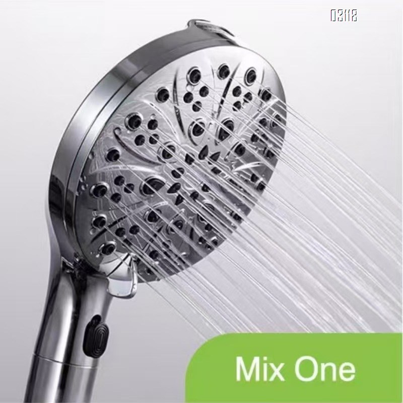 Filtered Handheld Shower Head, 7 Spray Mode Shower Head with Stainless Hose, Bracket  for Hard Water Remove Chlorine