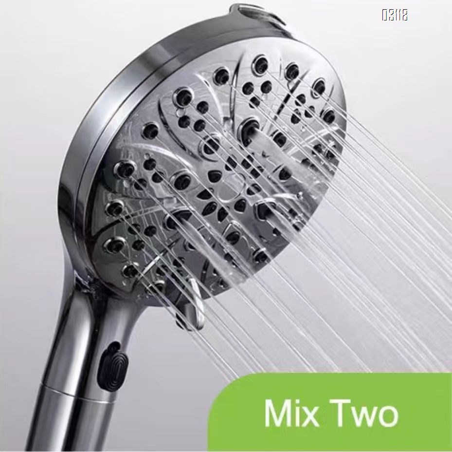 Filtered Handheld Shower Head, 7 Spray Mode Shower Head with Stainless Hose, Bracket  for Hard Water Remove Chlorine