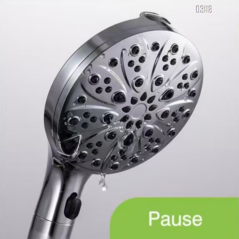 Filtered Handheld Shower Head, 7 Spray Mode Shower Head with Stainless Hose, Bracket  for Hard Water Remove Chlorine