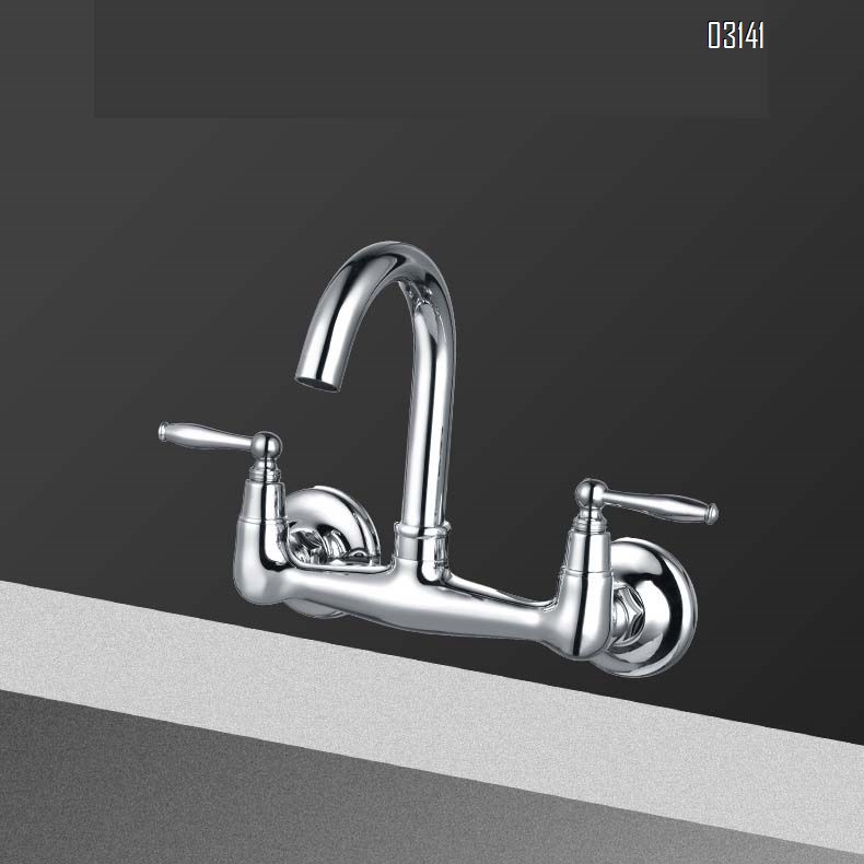 Antique Retro Brass concealed Wall-Mounted Cold and Hot faucets wash basin bathroom outlet faucet  Mixer Sink Tap Two handle