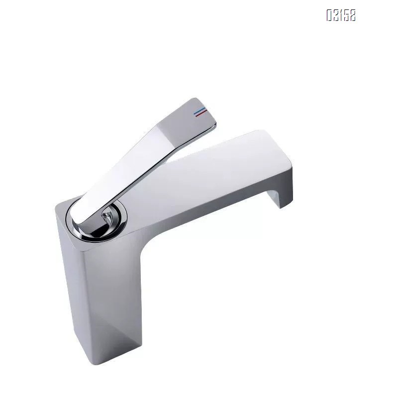 Golden bathroom basin faucet washroom washbasin single handle all Brass cold and hot water basin faucet