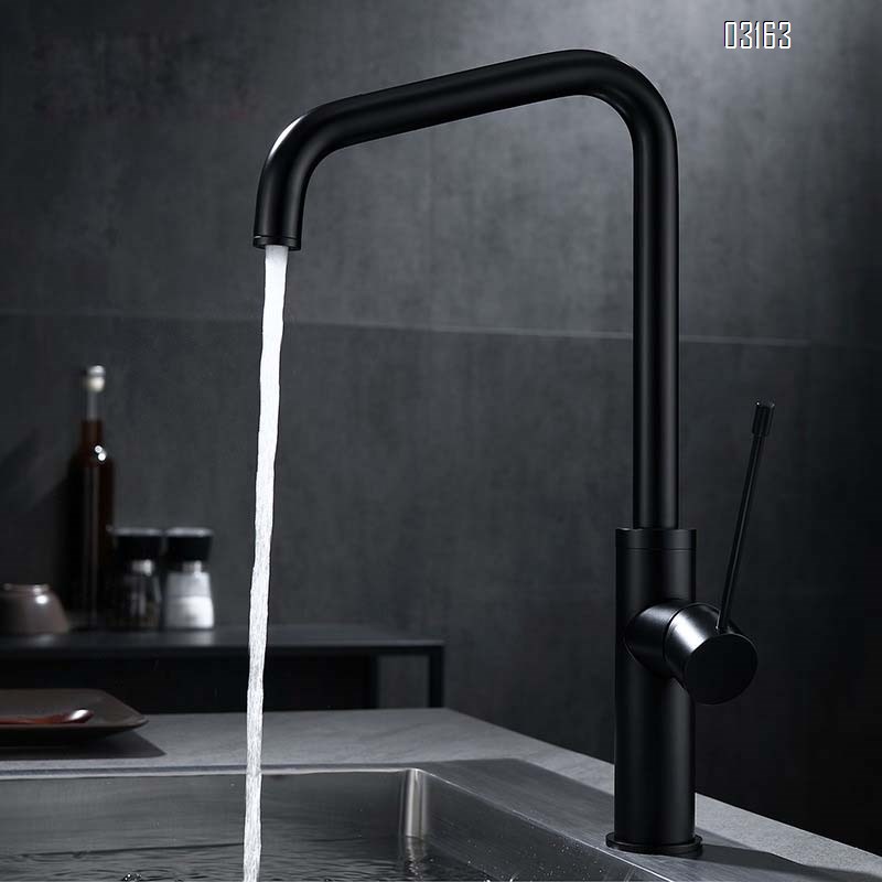 Pull-out all Brass cold and hot water faucet kitchen faucet wash basin single handle faucet