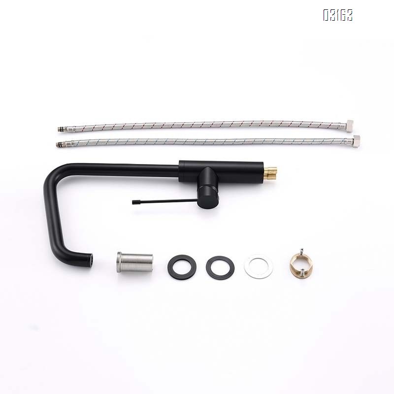 Pull-out all Brass cold and hot water faucet kitchen faucet wash basin single handle faucet