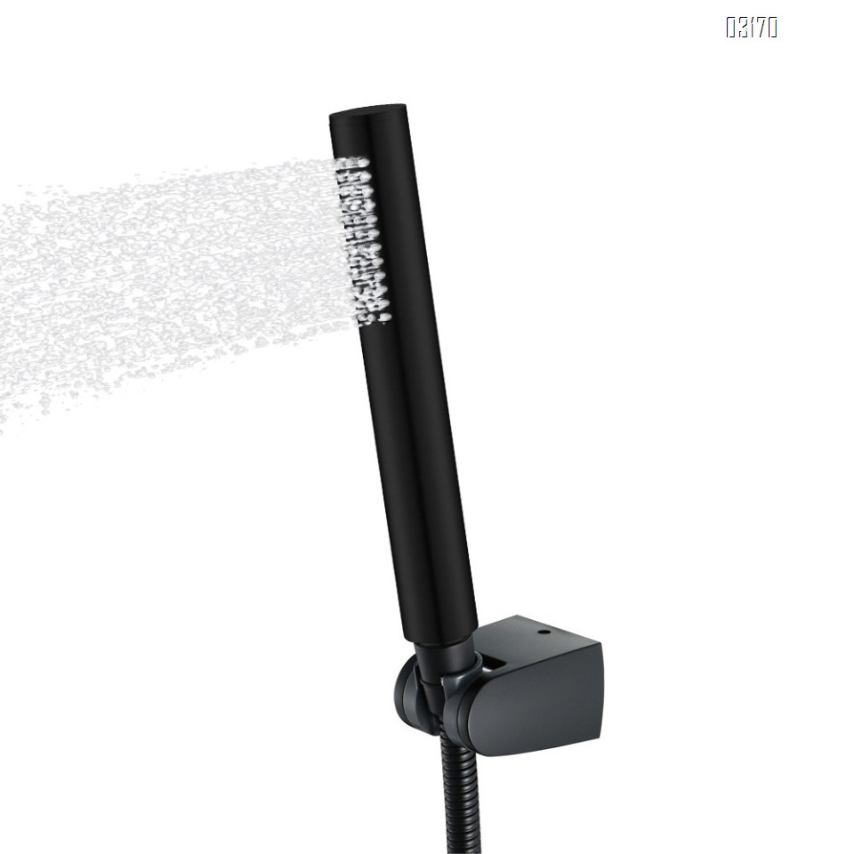 Handheld Shower Head Set High Pressure Shower Head with Anti Clog Nozzles  Shower Wand with  Hose, Bracket