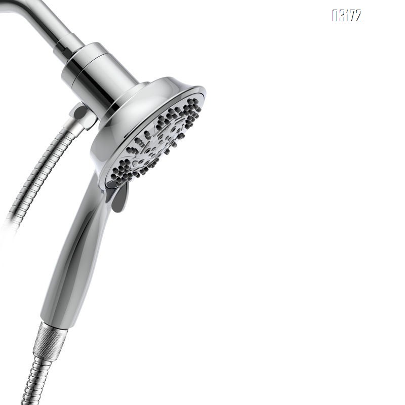 Magnetic Shower Head with Handheld Sprayer 6 Handheld Shower Head Spray Functions with Anti Clog Nozzles