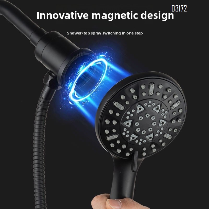 Magnetic Shower Head with Handheld Sprayer 6 Handheld Shower Head Spray Functions with Anti Clog Nozzles