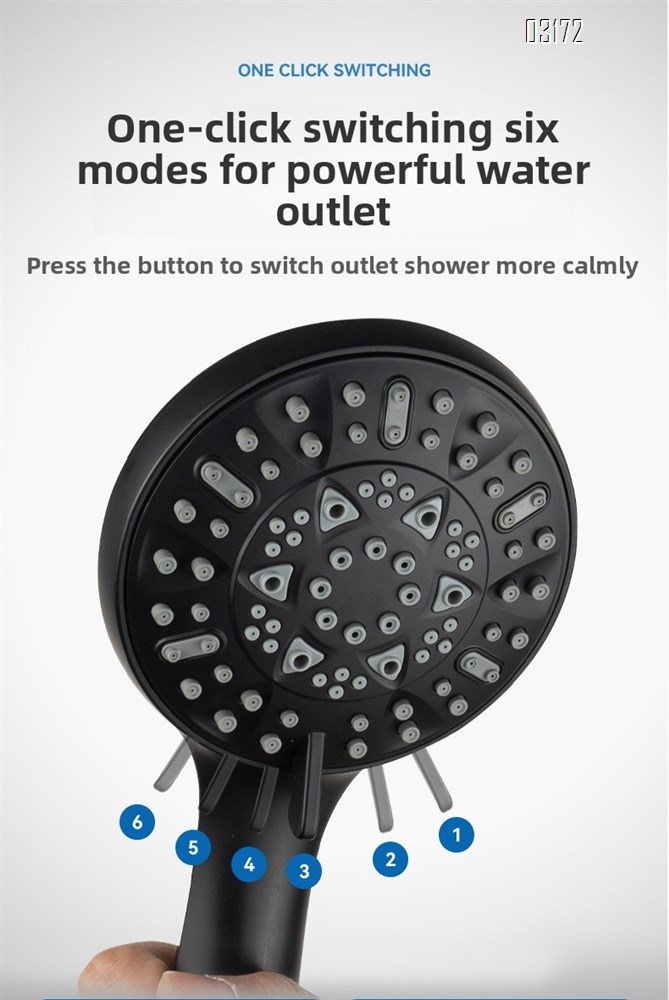 Magnetic Shower Head with Handheld Sprayer 6 Handheld Shower Head Spray Functions with Anti Clog Nozzles