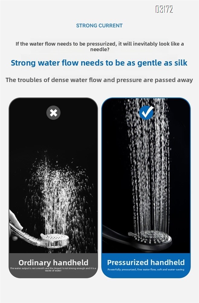 Magnetic Shower Head with Handheld Sprayer 6 Handheld Shower Head Spray Functions with Anti Clog Nozzles