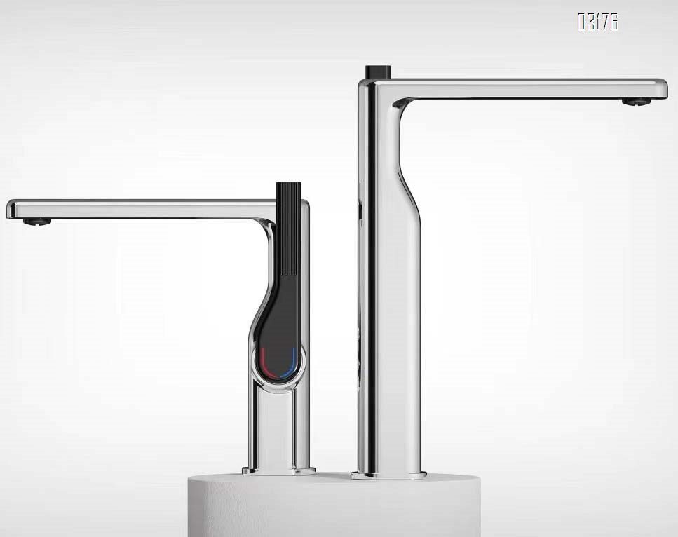 All-Brass high-platform Bathroom sink on-board basin faucet cold and hot water Rose Gold splash-proof water Tap