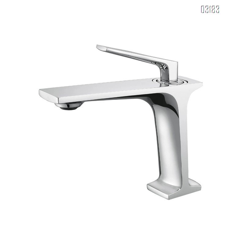 Brass Bathroom sink basin faucet wash basin splash-proof ChromeCold and Hot water single hole gunmetal Grey
