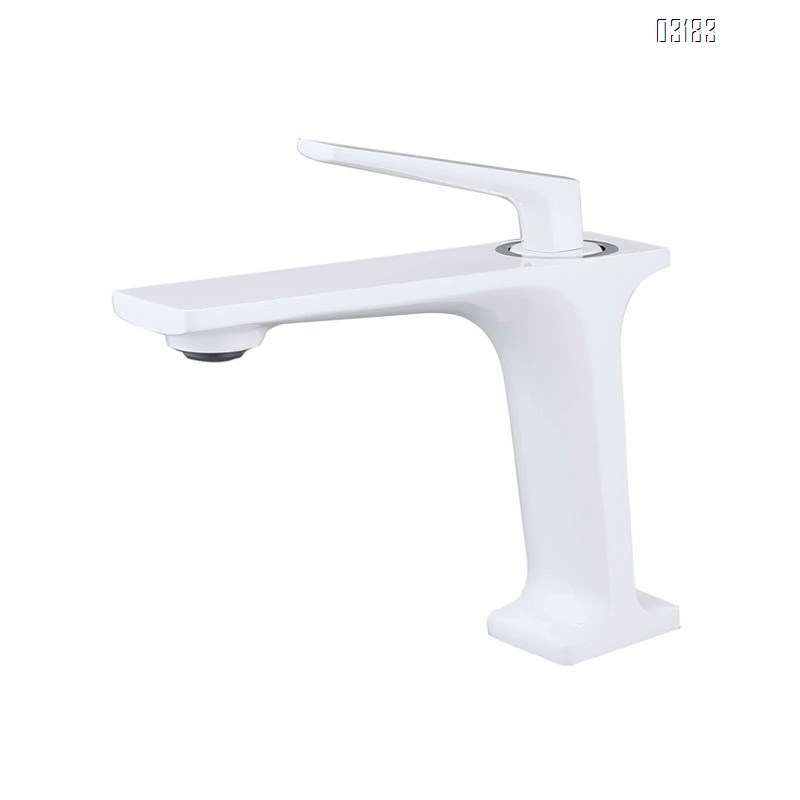 Brass Bathroom sink basin faucet wash basin splash-proof ChromeCold and Hot water single hole gunmetal Grey