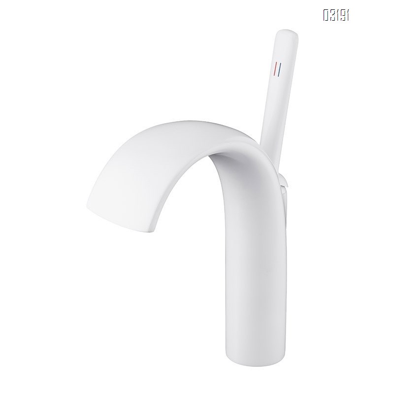 Simple Under-counter basin for bathroom faucet for hand wash and face wash all-Brass for home with cold and hot water Tap