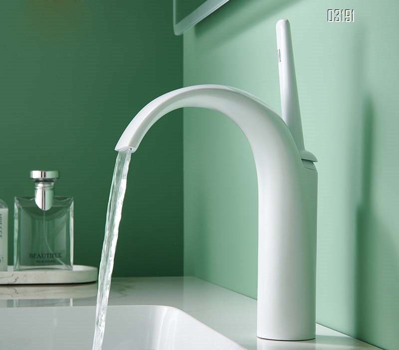 Simple Under-counter basin for bathroom faucet for hand wash and face wash all-Brass for home with cold and hot water Tap
