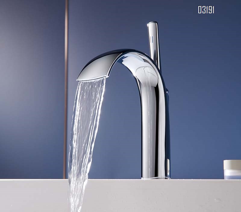 Simple Under-counter basin for bathroom faucet for hand wash and face wash all-Brass for home with cold and hot water Tap